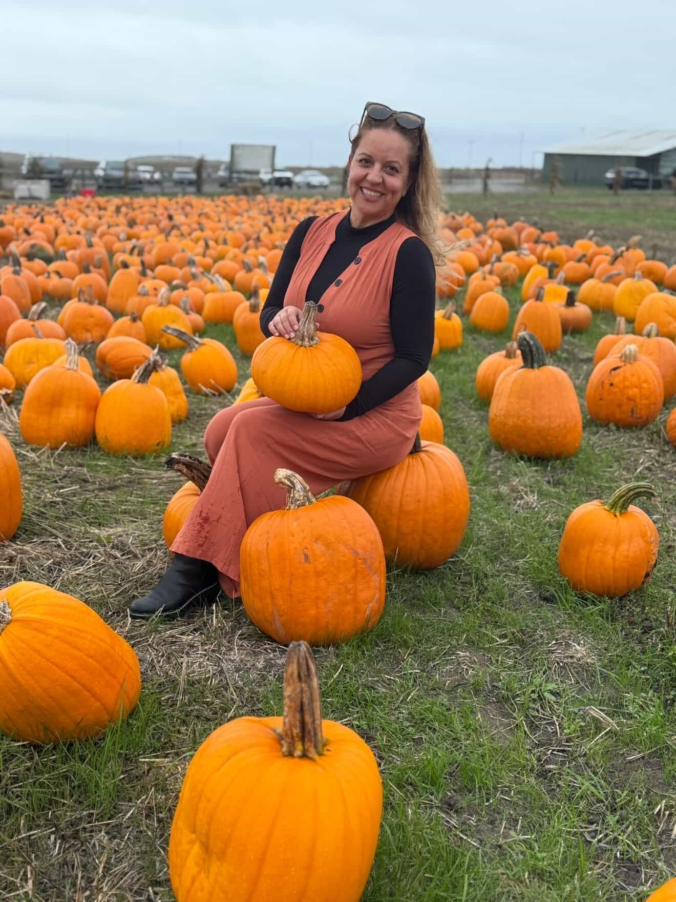 V Neck Button Sleeveless Wide Pockets Jumpsuit