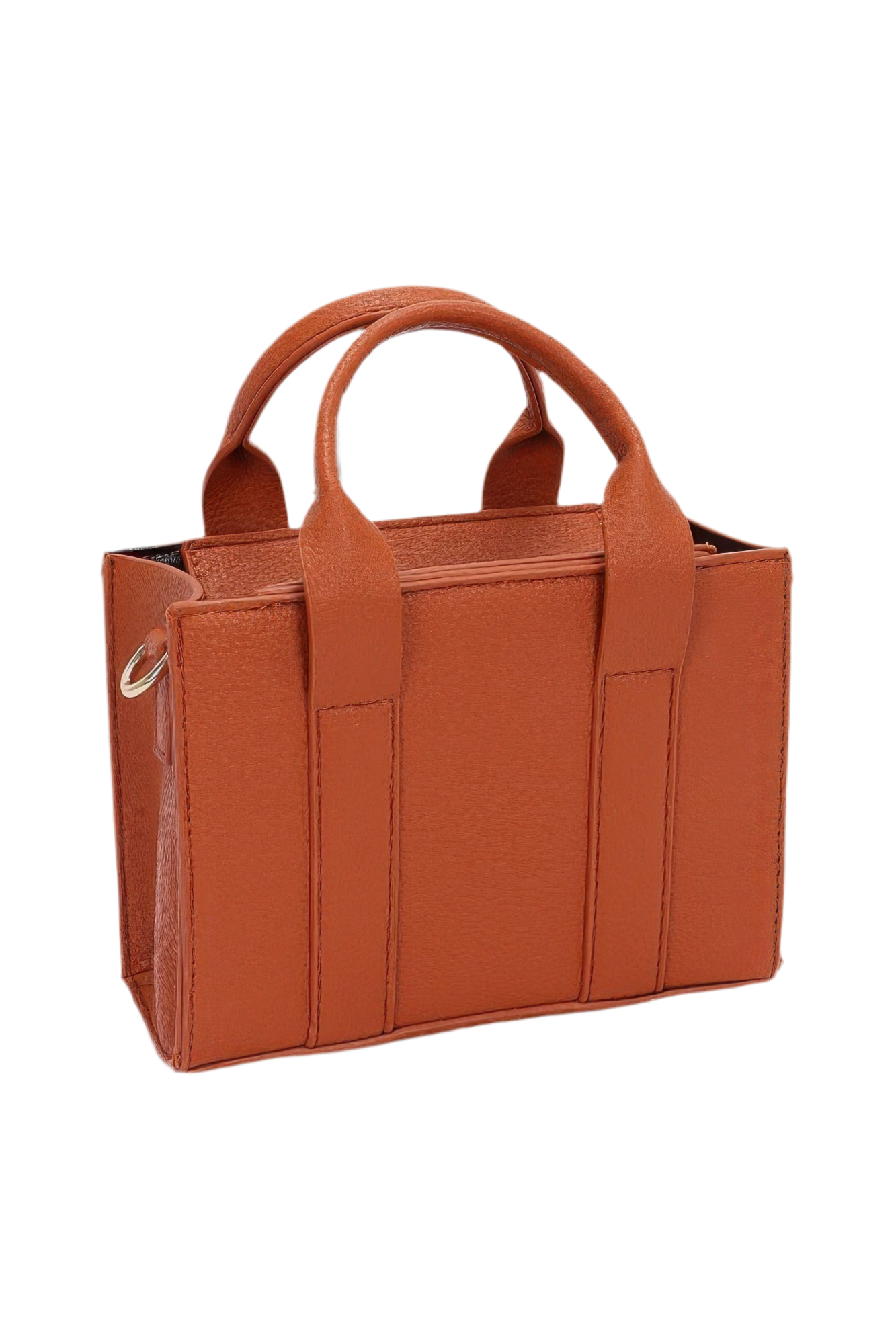 Faux Leather Tote Bag