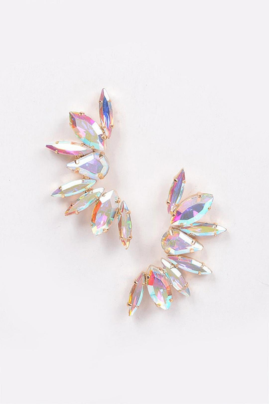 Aurora Crystal Ear Climbers