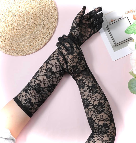 Flower Lace Gloves