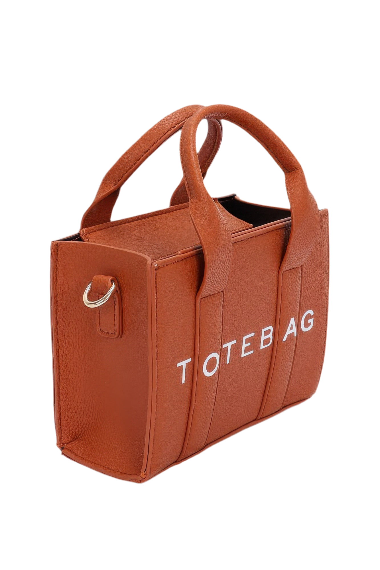 Faux Leather Tote Bag