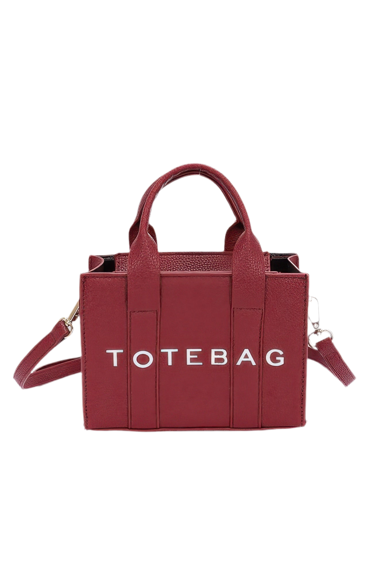 Faux Leather Tote Bag