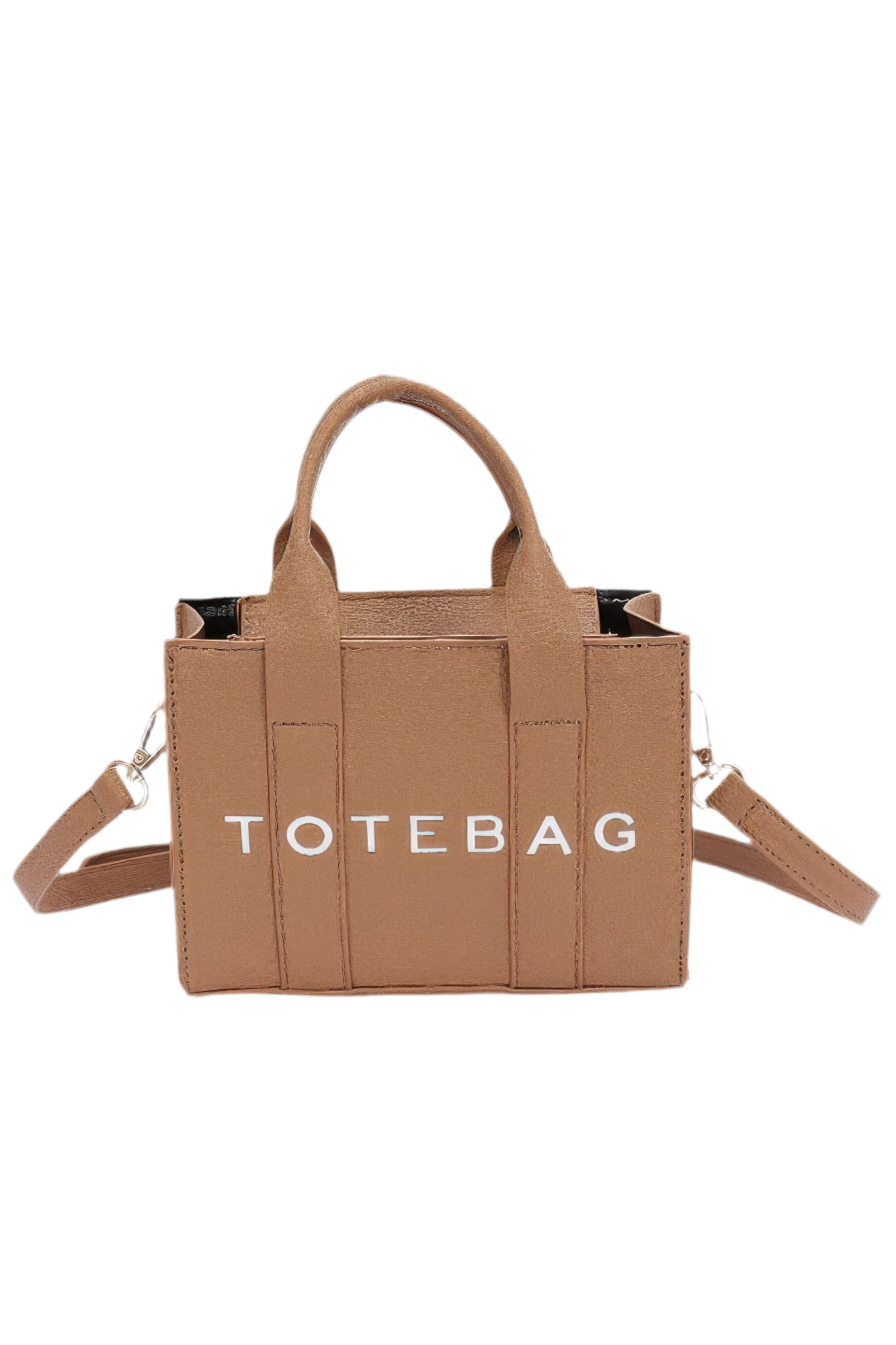 Faux Leather Tote Bag