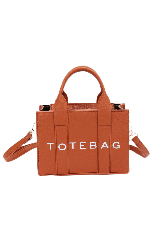 Faux Leather Tote Bag