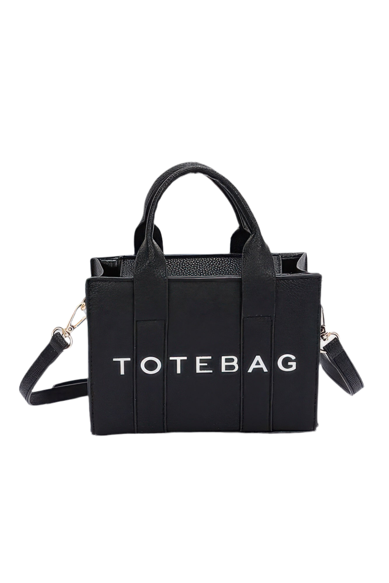 Faux Leather Tote Bag