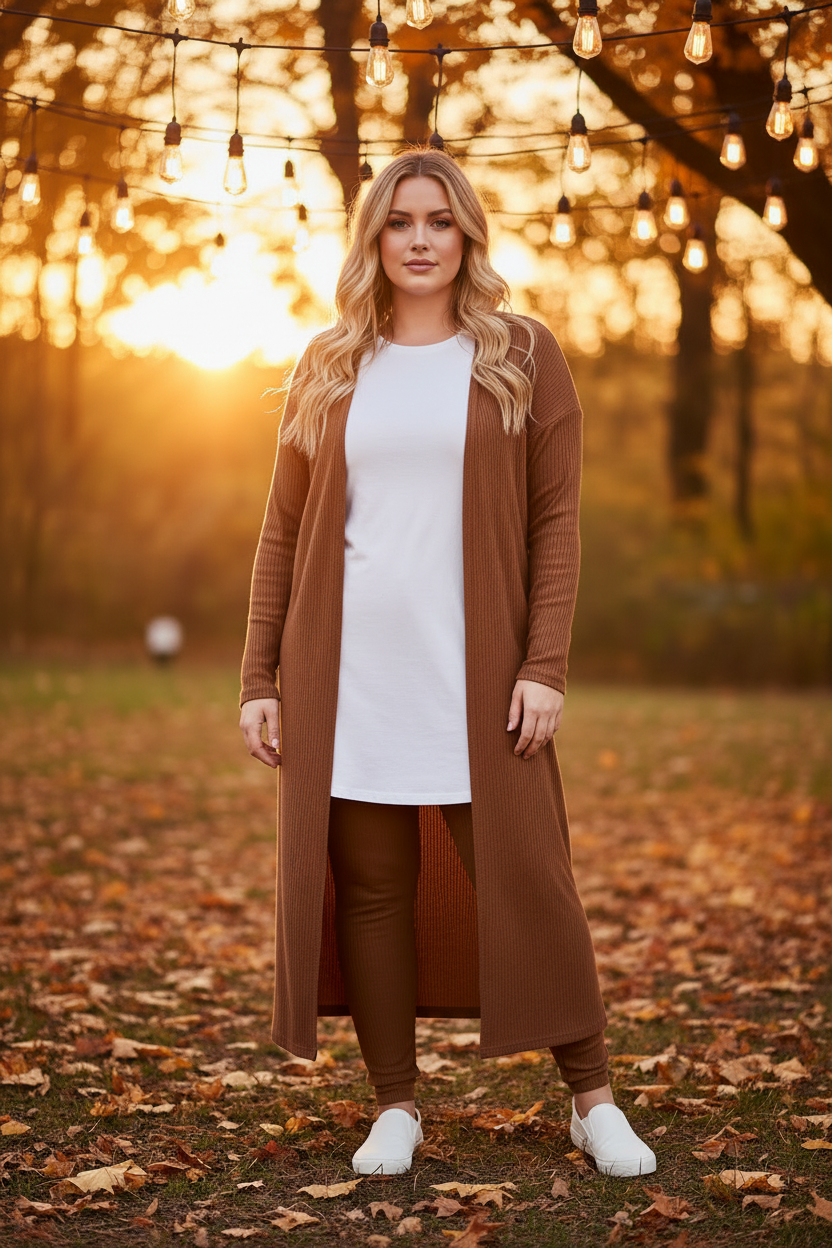 Mocha White Woman Dusk
